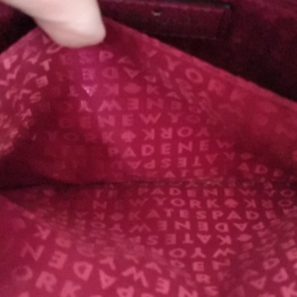 Kate Spade Maroon Crossbody NWOT - Picture 11 of 12